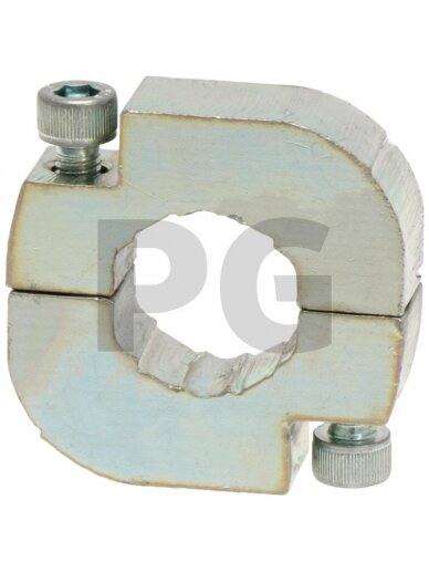 Šešiakampio veleno spaustukas Vidinis Ø 24 mm Outer Ø 50 mm Ilgis 17 mm Šešiakampio veleno spaustukas Vidinis Ø 24 mm Outer Ø 50 mm Ilgis 17 mm