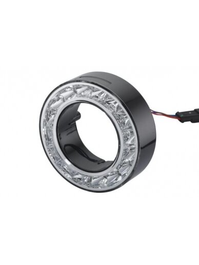 Stabdžių šviesos diodas, 2,30 W, žiedinis, 12 V, baltas, 16 šviesos diodų, "Hella Stabdžių šviesos diodas, 2,30 W, žiedinis, 12 V, baltas, 16 šviesos diodų, "Hella