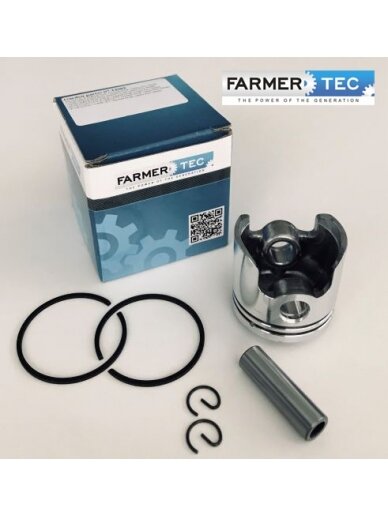 Stūmoklio Komplektas Kiniško Trimerio 43cc FARMERTEC Stūmoklio Komplektas Kiniško Trimerio 43cc FARMERTEC