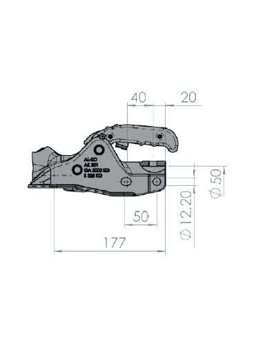 Sukabinimo spyna PROFI V tipo AK 301 1 Sukabinimo spyna PROFI V tipo AK 301 1