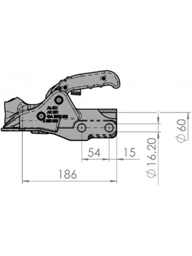 Sukabinimo spyna AK351 1