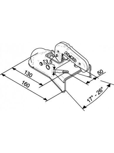 Sukabinimo spyna AK750 PLUS 2 Sukabinimo spyna AK750 PLUS 2