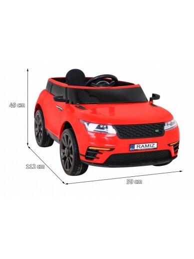 "Super-S" Elektromobilis vaikams Raudona 1