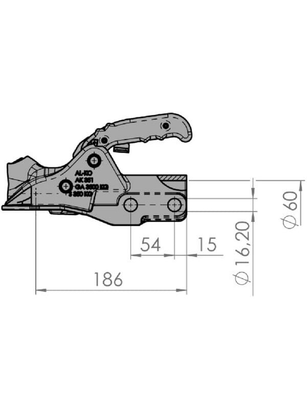 Sukabinimo spyna AK351 2