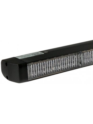 Šviesos juosta, 12/24 V, gintarinė, tvirtinama varžtais, 1059x32x53 mm, Multiflash, 10 x 6 LED, Kramp 1 Šviesos juosta, 12/24 V, gintarinė, tvirtinama varžtais, 1059x32x53 mm, Multiflash, 10 x 6 LED, Kramp 1