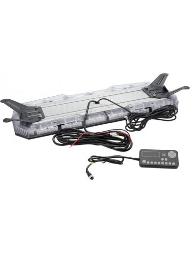 Šviesos juosta LED, 100/200W, 12-24V, gintarinė, tvirtinama varžtais, 767x89x280 mm TA2 2