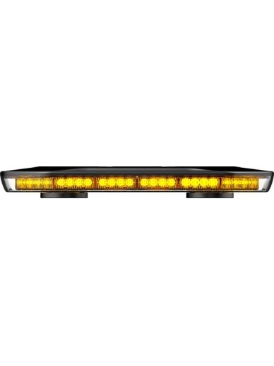 Šviesos juosta LED, 50W, 12-24V, gintarinė, tvirtinama varžtais/magnetinė, 380 mm, Kramp 2 Šviesos juosta LED, 50W, 12-24V, gintarinė, tvirtinama varžtais/magnetinė, 380 mm, Kramp 2