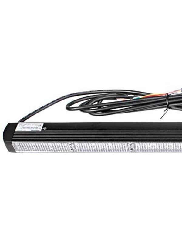 Šviesos juosta, 12/24 V, gintarinė, tvirtinama varžtais, 1059x32x53 mm, Multiflash, 10 x 6 LED, Kramp 2