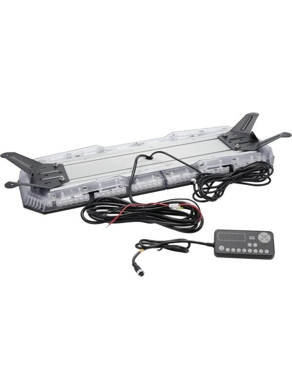 Šviesos juosta LED, 100/200W, 12-24V, gintarinė, tvirtinama varžtais, 767x89x280 mm TA2 2