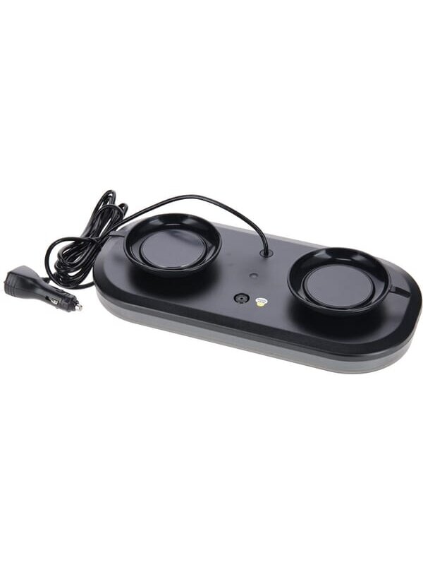 Šviesos juosta LED, 126W, 12-24V, gintarinė, magnetinė, 365x173x47mm, 42 LED, Kramp