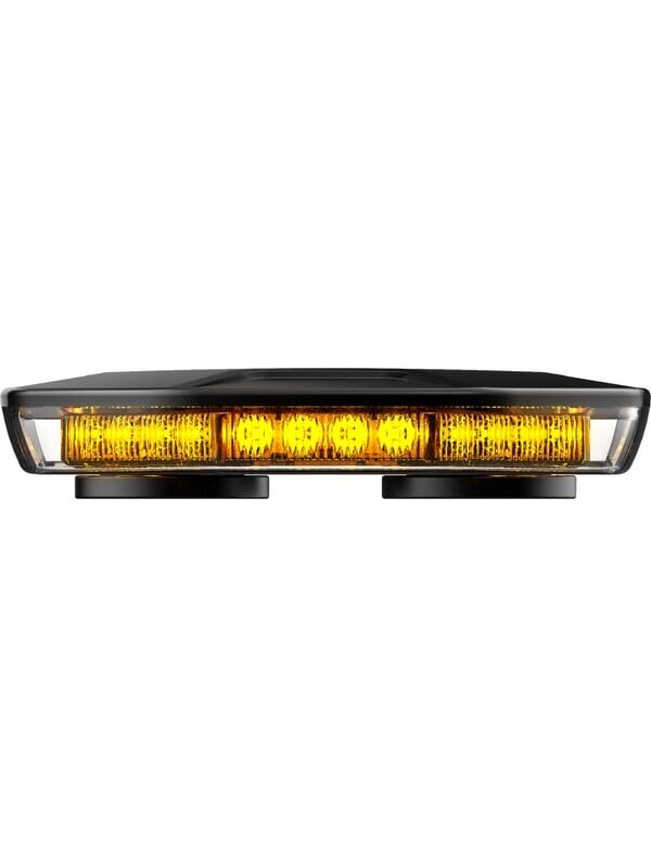 Šviesos juosta LED, 50W, 12-24V, gintarinė, tvirtinama varžtais/magnetinė, 380 mm, Kramp 4