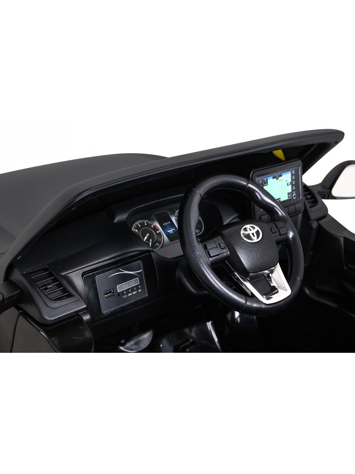 Toyota Hilux Elektromobilis vaikams Juoda 10