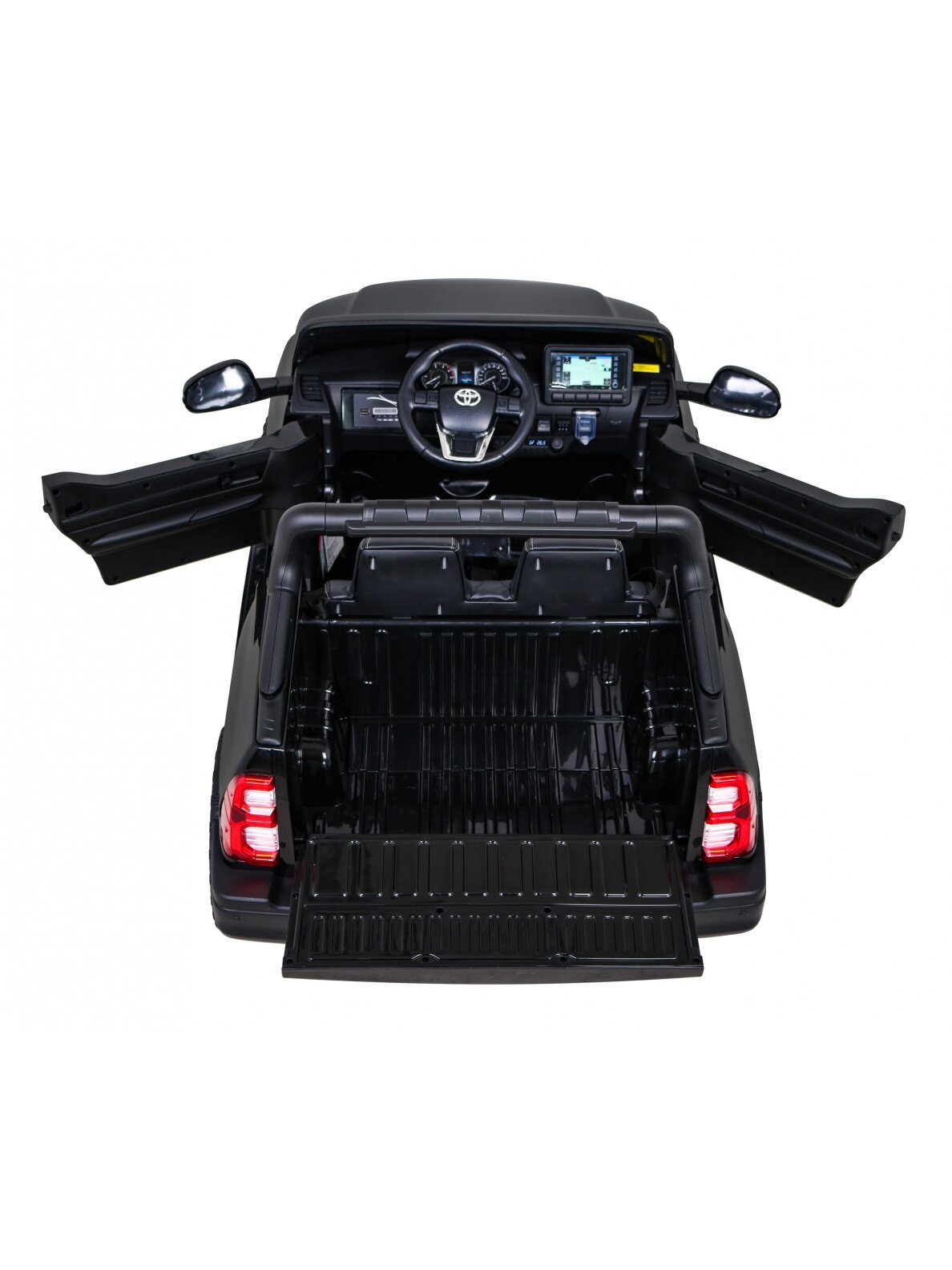 Toyota Hilux Elektromobilis vaikams Juoda 7