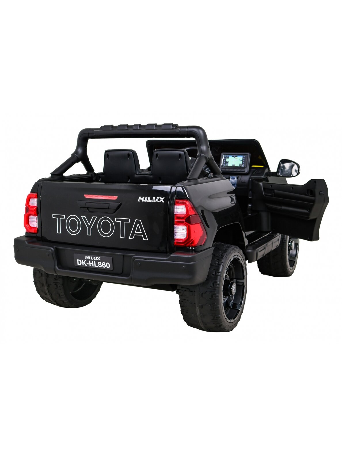 Toyota Hilux Elektromobilis vaikams Juoda 8