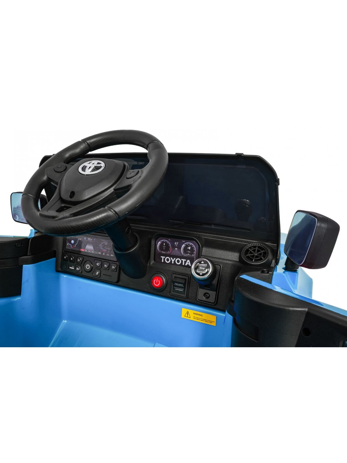 Toyota Land Cruiser PRADO Blue Elektromobilis vaikams 15 Toyota Land Cruiser PRADO Blue Elektromobilis vaikams 15