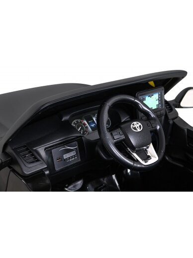 Toyota Hilux Elektromobilis vaikams Juoda 10