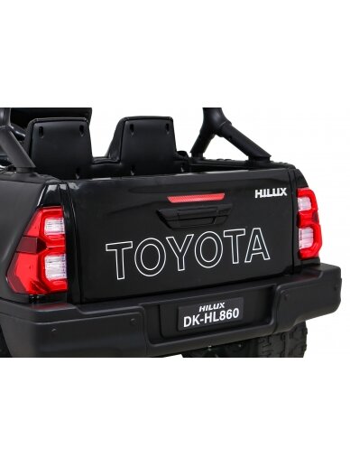 Toyota Hilux Elektromobilis vaikams Juoda 5