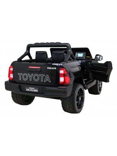 Toyota Hilux Elektromobilis vaikams Juoda 8