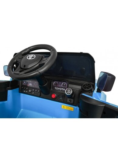 Toyota Land Cruiser PRADO Blue Elektromobilis vaikams 15 Toyota Land Cruiser PRADO Blue Elektromobilis vaikams 15
