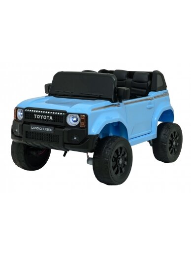 Toyota Land Cruiser PRADO Blue Elektromobilis vaikams 2 Toyota Land Cruiser PRADO Blue Elektromobilis vaikams 2