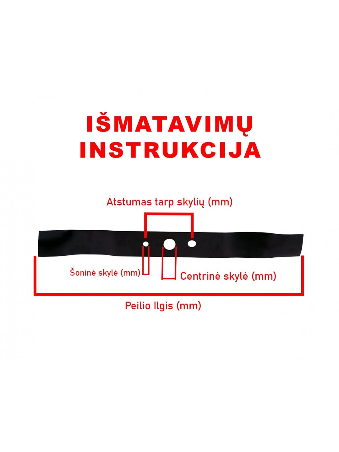 Trakturiuko peilis CASTELGARDEN 53,3cm DECK 42cale 108cm 1 Trakturiuko peilis CASTELGARDEN 53,3cm DECK 42cale 108cm 1