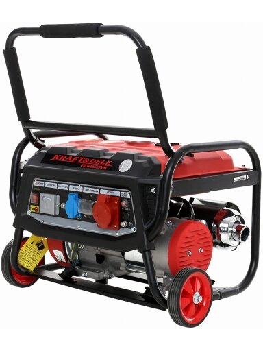 Trifazis benzininis elektros generatorius KD139, 3000 W 12/230/380 V Trifazis benzininis elektros generatorius KD139, 3000 W 12/230/380 V