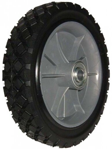 Universalus Ratukas 150mm plastikinis. Guolis. Guminė Padanga Universalus Ratukas 150mm plastikinis. Guolis. Guminė Padanga