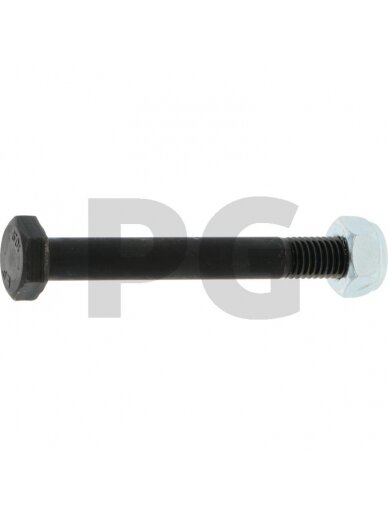 Varžtas su Užrakinimo veržlė M10 x 1.5 x 80 mm Varžtas su Užrakinimo veržlė M10 x 1.5 x 80 mm