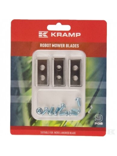Vejos roboto peilis skirtas Worx 9vnt, Tinka Worx Worx Landroid M1000, WG754E, WG791E.1, WG791E, WG794E, WG793E.1, WG793E, WG795E | 3543-01 Vejos roboto peilis skirtas Worx 9vnt, Tinka Worx Worx Landroid M1000, WG754E, WG791E.1, WG791E, WG794E, WG793E.1, WG793E, WG795E | 3543-01