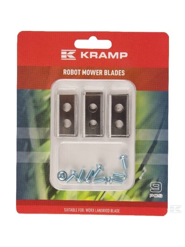 Vejos roboto peilis skirtas Worx 9vnt, Tinka Worx Worx Landroid M1000, WG754E, WG791E.1, WG791E, WG794E, WG793E.1, WG793E, WG795E | 3543-01 Vejos roboto peilis skirtas Worx 9vnt, Tinka Worx Worx Landroid M1000, WG754E, WG791E.1, WG791E, WG794E, WG793E.1, WG793E, WG795E | 3543-01