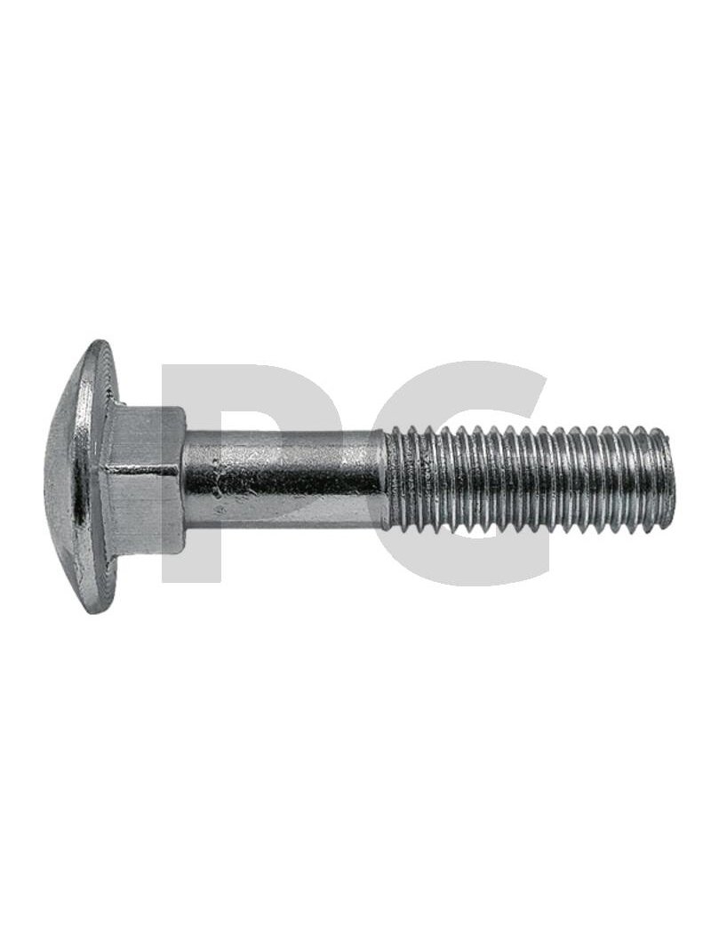Vežimo varžtas 10 x 30 DIN 603 8.8 galvanised Vežimo varžtas 10 x 30 DIN 603 8.8 galvanised