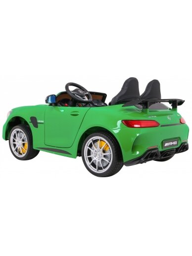 Žalios spalvos "Mercedes-Benz GT R 4 x 4 4 Žalios spalvos "Mercedes-Benz GT R 4 x 4 4