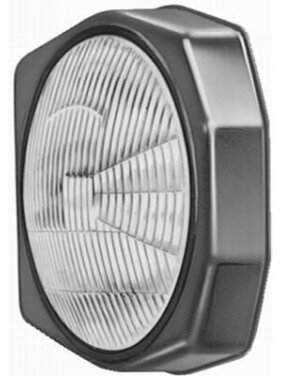 Žibinto gaubtas, skaidrus, apvalus Ø138mm LH/RH "Hella