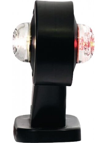Žibintas RH LED, apvalus, 12/24V, skaidrus, tvirtinamas varžtais, 132x83x108mm, Waś 2