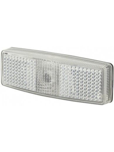 Žibintai 5W, stačiakampio formos, 12V, balti, tvirtinami varžtais, 110x25x40mm, "Hella Žibintai 5W, stačiakampio formos, 12V, balti, tvirtinami varžtais, 110x25x40mm, "Hella