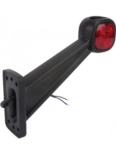 Žibintai LH LED, 12/24V, raudonos/baltos/juodos spalvos, tvirtinami varžtais, "Britax 1 Žibintai LH LED, 12/24V, raudonos/baltos/juodos spalvos, tvirtinami varžtais, "Britax 1