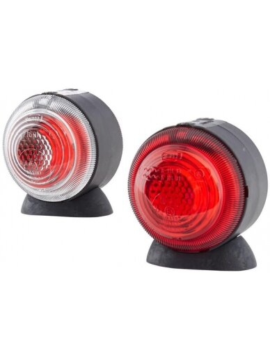 Žibintas 5W, apvalus, 24V, skaidrus, tvirtinamas varžtais, Ø 75 mm, "Hella Žibintas 5W, apvalus, 24V, skaidrus, tvirtinamas varžtais, Ø 75 mm, "Hella