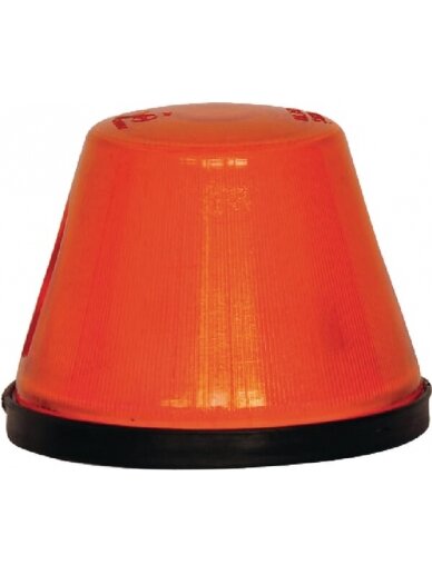 Žibintas apvalus, 12/24 V, gintarinis, tvirtinamas varžtais, Ø 91 mm, Žibintas apvalus, 12/24 V, gintarinis, tvirtinamas varžtais, Ø 91 mm,