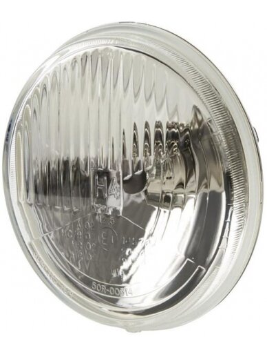 Žibintas halogeninis, apvalus, 12 V, baltas, Ø 144,5 mm, Hella Žibintas halogeninis, apvalus, 12 V, baltas, Ø 144,5 mm, Hella