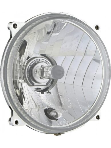 Žibintas halogeninis, apvalus, 12/24V, 139x139mm, Kramp Žibintas halogeninis, apvalus, 12/24V, 139x139mm, Kramp