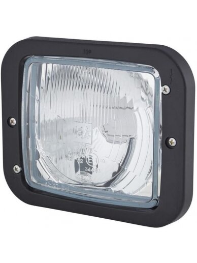 Žibintas halogeninis, stačiakampis, 12 V, skaidrus, tvirtinamas varžtais, 173x99x144 mm, "Hella Žibintas halogeninis, stačiakampis, 12 V, skaidrus, tvirtinamas varžtais, 173x99x144 mm, "Hella