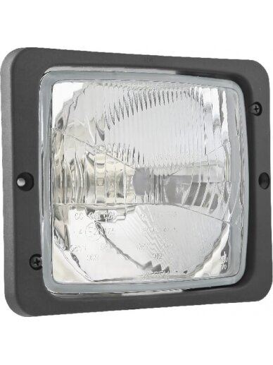 Žibintas halogeninis, stačiakampis, 12/24V, 172x142mm, Kramp Žibintas halogeninis, stačiakampis, 12/24V, 172x142mm, Kramp