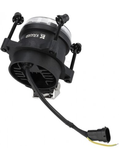 Žibintas LED, 30/5W, apvalus, 10-30V, Ø90mm, artimosios šviesos, gabaritinės šviesos, H9 jungtis, Kramp 2 Žibintas LED, 30/5W, apvalus, 10-30V, Ø90mm, artimosios šviesos, gabaritinės šviesos, H9 jungtis, Kramp 2