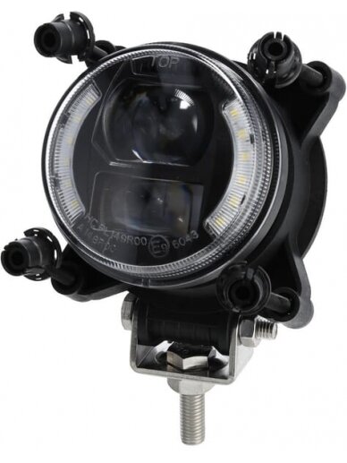Žibintas LED, 30/5W, apvalus, 10-30V, Ø90mm, artimosios šviesos, gabaritinės šviesos, H9 jungtis, Kramp Žibintas LED, 30/5W, apvalus, 10-30V, Ø90mm, artimosios šviesos, gabaritinės šviesos, H9 jungtis, Kramp