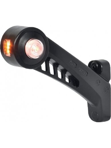Žibintas LH LED, apvalus, 12/24V, gintarinis/raudonas/baltas, tvirtinamas varžtais, 180x161mm, Waś 1 Žibintas LH LED, apvalus, 12/24V, gintarinis/raudonas/baltas, tvirtinamas varžtais, 180x161mm, Waś 1
