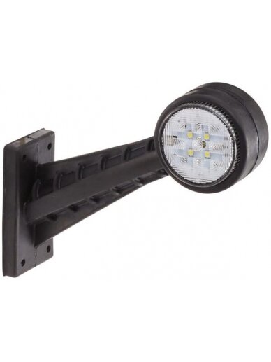 Žibintas LH LED, apvalus, 12/24V, raudonas/baltas, tvirtinamas varžtais, 142,5x45x160 mm, 8 LED, Hella ValueFit Žibintas LH LED, apvalus, 12/24V, raudonas/baltas, tvirtinamas varžtais, 142,5x45x160 mm, 8 LED, Hella ValueFit
