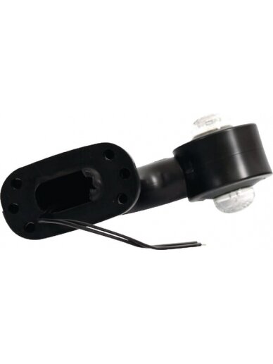 Žibintas LH LED, apvalus, 12/24V, raudonas/permatomas, tvirtinamas varžtais, 155x68x181mm, Waś 1 Žibintas LH LED, apvalus, 12/24V, raudonas/permatomas, tvirtinamas varžtais, 155x68x181mm, Waś 1