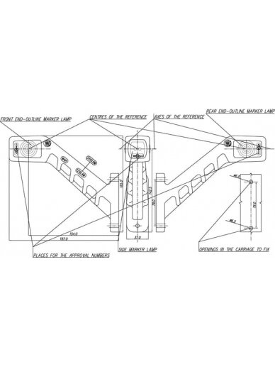 Žibintas RH LED, 12-24V, 165x187x37mm, Kramp 4