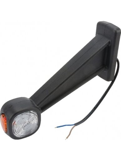 Žibintas RH LED, 12/24V, raudonas/baltas, tvirtinamas varžtais, "Britax 1 Žibintas RH LED, 12/24V, raudonas/baltas, tvirtinamas varžtais, "Britax 1
