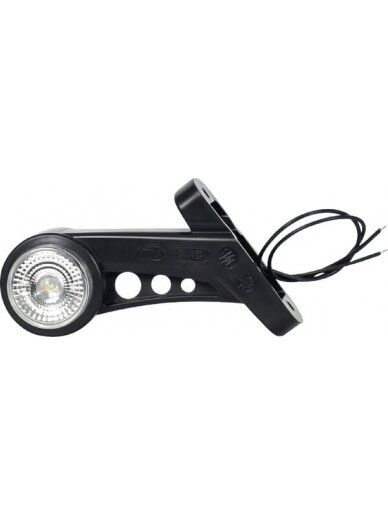 Žibintas RH LED, apvalus, 12/24 V, gintarinis/raudonas/baltas, tvirtinamas varžtais, 131 mm, Waś 3 Žibintas RH LED, apvalus, 12/24 V, gintarinis/raudonas/baltas, tvirtinamas varžtais, 131 mm, Waś 3